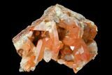 Natural, Red Quartz Crystal Cluster - Morocco #153769-2